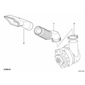 BMW Engine Air Intake Hose - Genuine BMW 12311730634