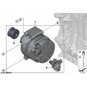 MINI Alternator - Genuine MINI 12317575650