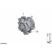 BMW Alternator - Genuine BMW 12317638337