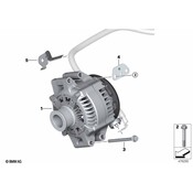 BMW Alternator - Genuine BMW 12317848603