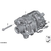 BMW Starter Motor Generator - Genuine BMW 12318490540