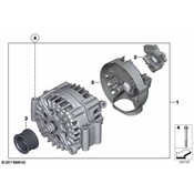 BMW Alternator - Genuine BMW 12318611280