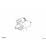 BMW Starter Motor - Genuine BMW 12411312130