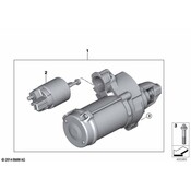 BMW Starter Motor - Genuine BMW 12417556131