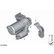 BMW Starter Motor - Genuine BMW 12418621838