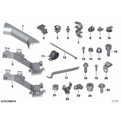 BMW Ground Plate - Genuine BMW 12427524214