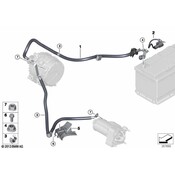 BMW Battery Cable - Genuine BMW 12428602988