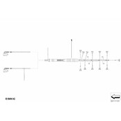 BMW Wiring Harness Injection Valve - Genuine BMW 12517575628