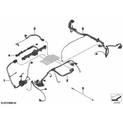 BMW Wrng.HarnessMotorSensorsystemModule 1 - Genuine BMW 12517594745