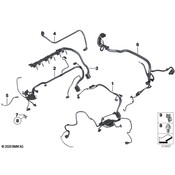 BMW Wrng.Harness,Motor,Sensorsystem,Module 1 - Genuine BMW 12517646881