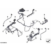 BMW Wrng.HarnessMotor Sensorsystem Module - Genuine BMW 12517843329