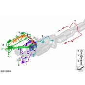 BMW Engine Wiring Harness - Genuine BMW 12518089348