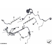 BMW Engine Wiring Harnes - Genuine BMW 12518515414
