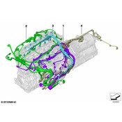 BMW Engine Wiring Harness - Genuine BMW 12518654405