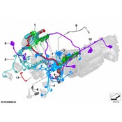 BMW Engine Wiring Harness - Genuine BMW 12518660158