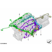 BMW Engine Wiring Harness - Genuine BMW 12518682756