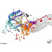BMW Engine Wiring Harness - Genuine BMW 12518693199