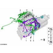 BMW Engine Wiring Harness - Genuine BMW 12518742687