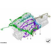 BMW Engine Wiring Harness - Genuine BMW 12519453634