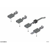 BMW Plug Connection Female Lsk8 (610mm) - Genuine BMW 12521436648