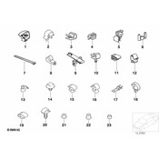 BMW Cable Clamp - Genuine BMW 12521742686