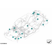 BMW Socket Housing 4 Pol. - Genuine BMW 12527549804