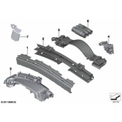 BMW Cable Duct Bottom Part - Genuine BMW 12527552869