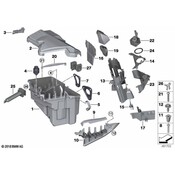 BMW Air Channel - Genuine BMW 12907555134