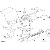 BMW Hose - Genuine BMW 13311707829