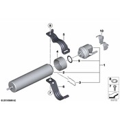 BMW Fuel Filter With Heater - Genuine BMW 13327822496