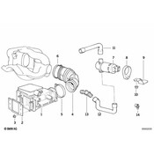 BMW Bracket Idle Adjuster - Genuine BMW 13411734521