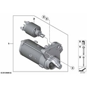 MINI Starter Solenoid - Genuine MINI 13417561559