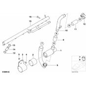 BMW Additional Air Line - Genuine BMW 13417834068