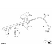 BMW Fuel Hose - Genuine BMW 13537537966