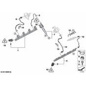 BMW High Pressure Pipe - Genuine BMW 13537548709