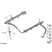 BMW Injection Tube - Genuine BMW 13537558198