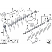 BMW High Pressure Pipe - Genuine BMW 13537560541