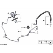 BMW Inlet Fuel Hose - Genuine BMW 13537854044