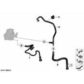 BMW Fuel Return Line - Genuine BMW 13538507680