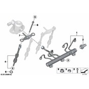 BMW Fuel Injection Rail - Genuine BMW 13538601017