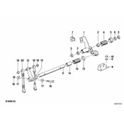 BMW Bracket F Bowden Cable - Genuine BMW 13541309240