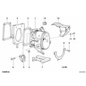 BMW Heater Radiator - Genuine BMW 13541739854