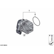 BMW Fuel Injection Throttle Body - Genuine BMW 13547510071