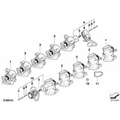 BMW Throttle Body Mounting Gasket - Genuine BMW 13547834023
