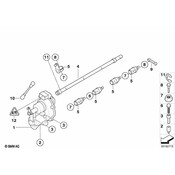 BMW Throttle Body Operating Shaft - Genuine BMW 13547838298