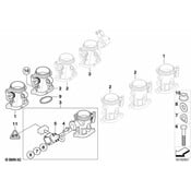 BMW Throttle Body - Genuine BMW 13547841816