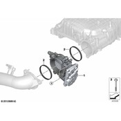 BMW Throttle Body - Genuine BMW 13548623324
