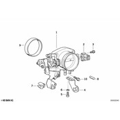 BMW Throttle Position Sensor - Genuine BMW 13631730691
