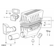 BMW Intake Silencer (V=9,5Ltr.) - Genuine BMW 13711247465