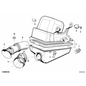 BMW Intake Silencer - Genuine BMW 13711288046